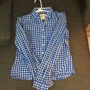 Hollister plaid shirt